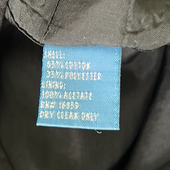 J. McLaughlin Black Textured Cotton Blend Gold Button Pocket Skirt - 10 - Picture 11 of 12